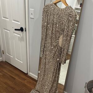 Elegant Sequin Gown